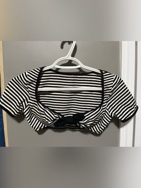 Vintage Robin Piccone striped bikini top